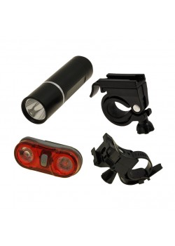 Комплект фонарей для велосипеда HW JY-246-3W + JY-596