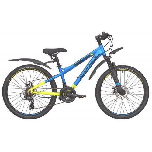 Велосипед подростковый RUSH HOUR XS 450 DISC Сине/Желтый