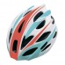 Шлем велосипедный Cigna WT-016 (красный/бирюзовый/белый)