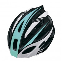 Шлем велосипедный Cigna WT-016 (чёрный/бирюзовый/белый)