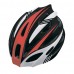 Шлем велосипедный Cigna WT-016 (чёрный/красный/белый)